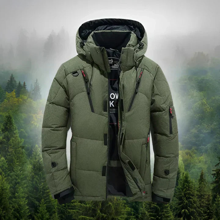 Lucas - Chaqueta de invierno para hombre acolchada con capucha