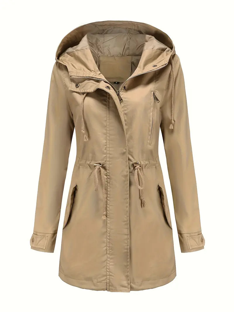 Isabelle - Chaqueta impermeable para mujer con capucha