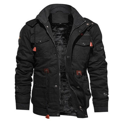 Ramiro - Chaqueta militar de invierno para hombre con forro cálido