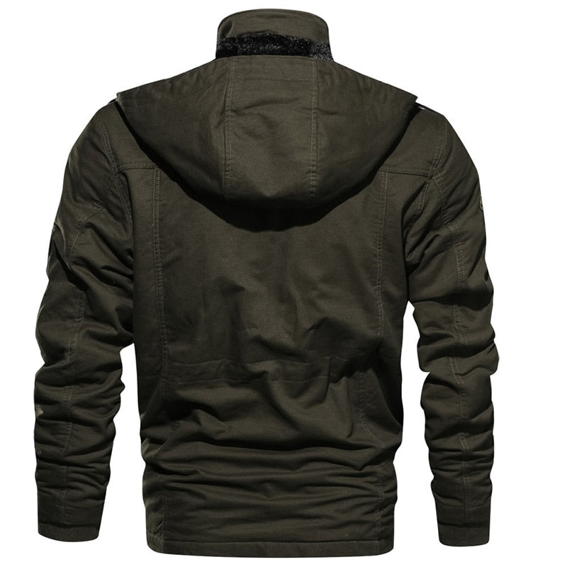 Ramiro - Chaqueta militar de invierno para hombre con forro cálido