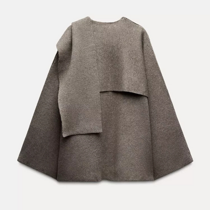Amelia - Capa de mujer con diseño asimétrico
