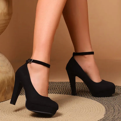 Camila – Tacones de Plataforma con Pulsera para Mujer