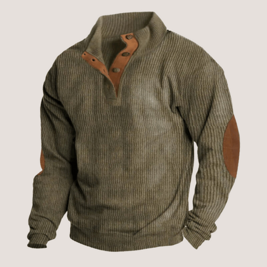 Julián – Jersey de Punto con Cuello Abotonado para Hombre