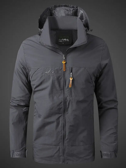 Raúl - Chaqueta impermeable de hombre con capucha