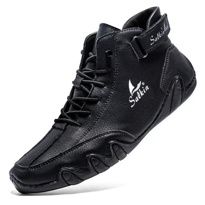 Saúl – Zapatillas de Cuero Deportivo para Hombre