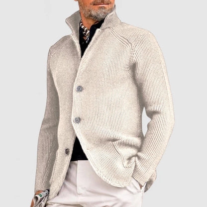 Leonardo – Cárdigan de Punto con Botones para Hombre