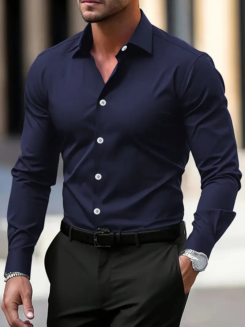 Adrián – Camisa Ajustada Hombre