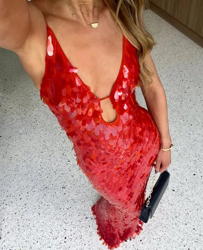 Daniela - Vestido de noche con lentejuelas