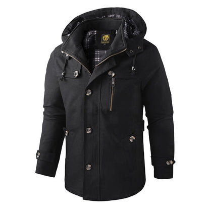 Andrés - Chaqueta de hombre con capucha desmon