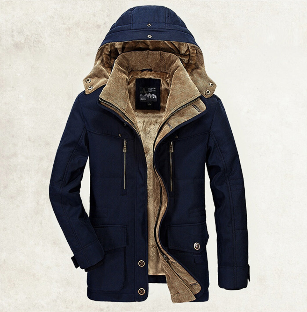 Óscar - Chaqueta acolchada verde con capucha