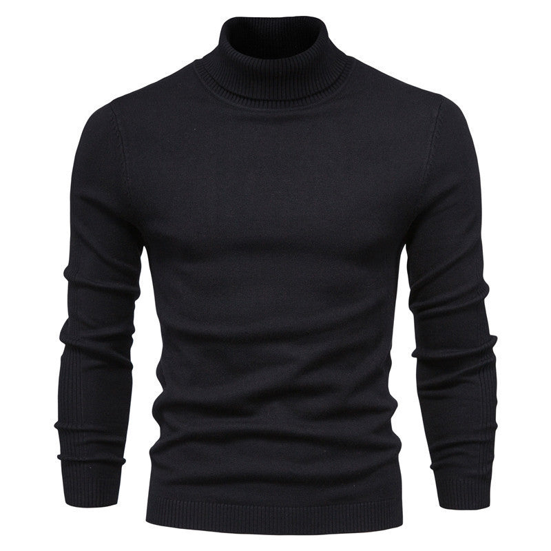 Mateo - Suéter de hombre cuello alto manga larga