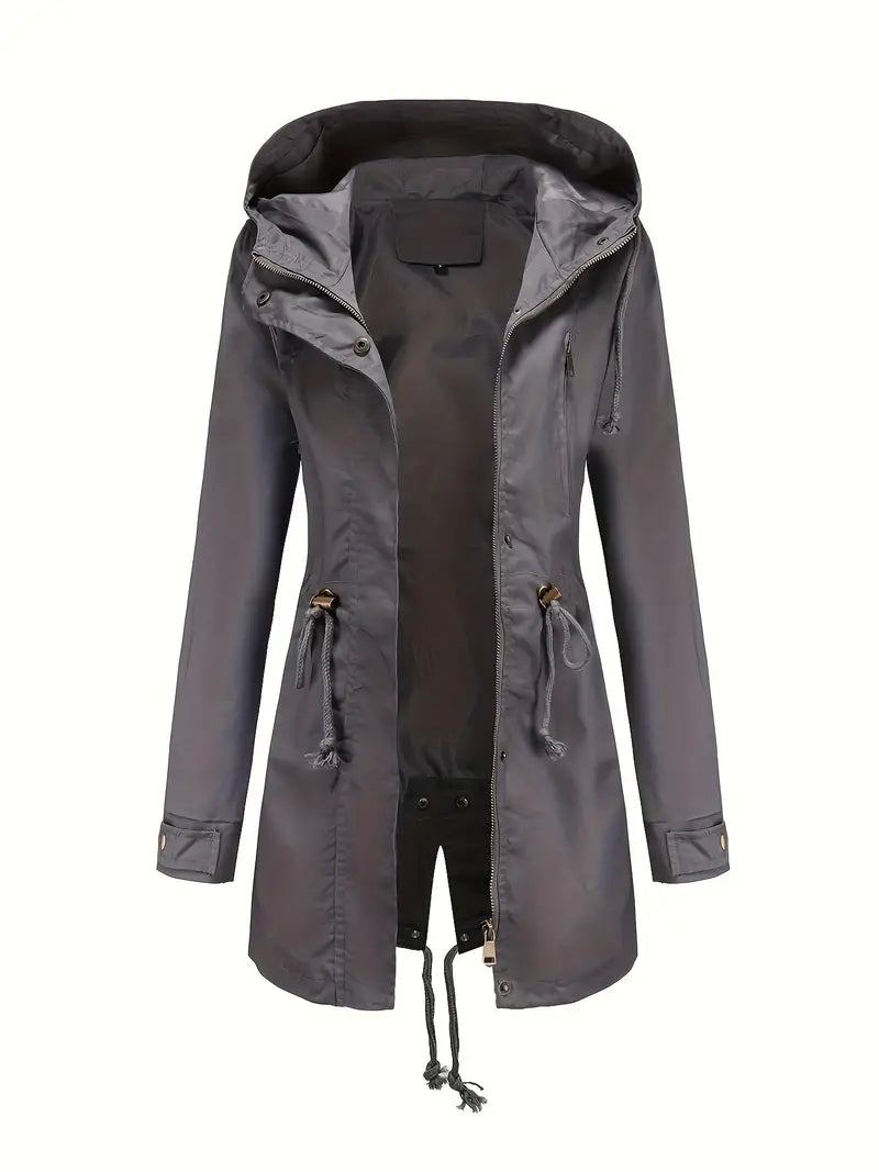 Isabelle - Chaqueta impermeable para mujer con capucha