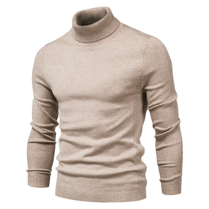 Mateo - Suéter de hombre cuello alto manga larga