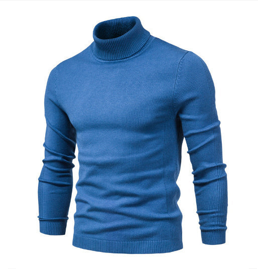 Mateo - Suéter de hombre cuello alto manga larga