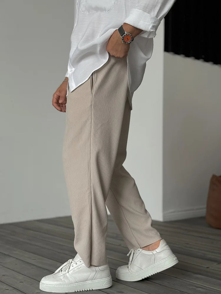 Marco - Pantalón hombre casual plisado