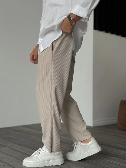 Marco - Pantalón hombre casual plisado