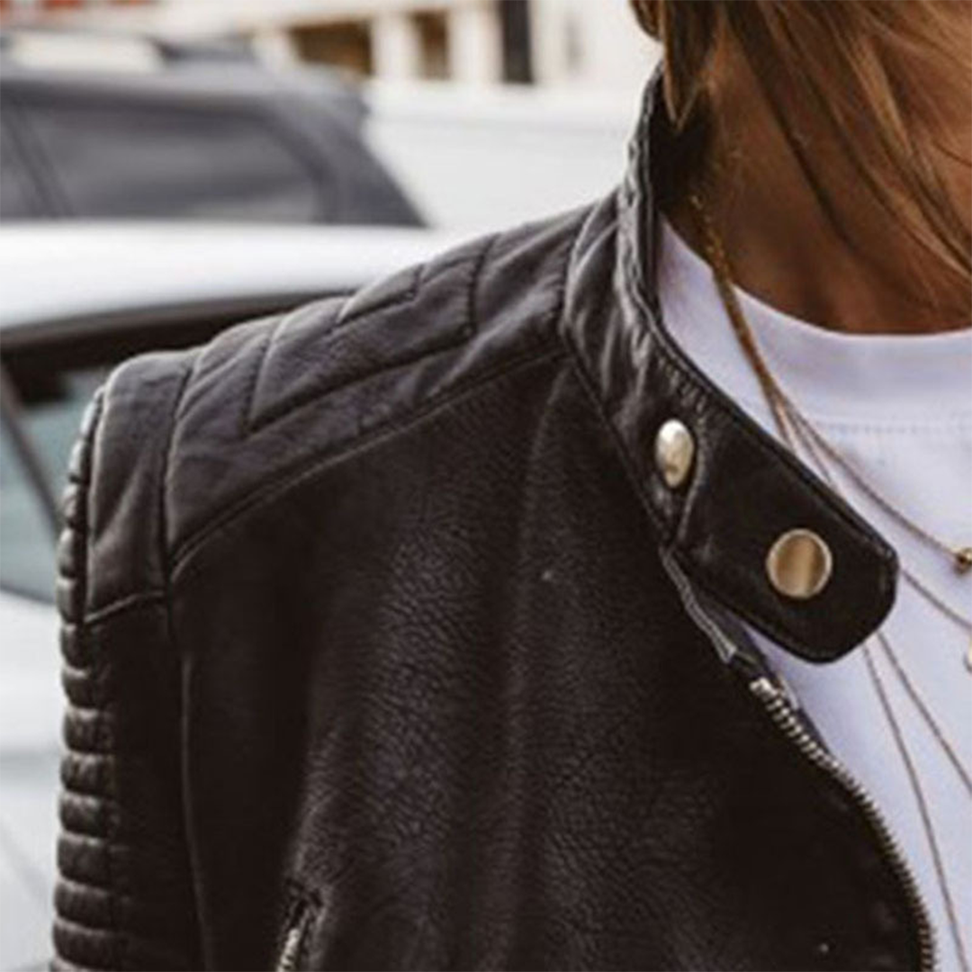 Clara - Chaqueta de cuero para mujer