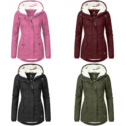 Elena - Chaqueta acolchada con capucha para mujer