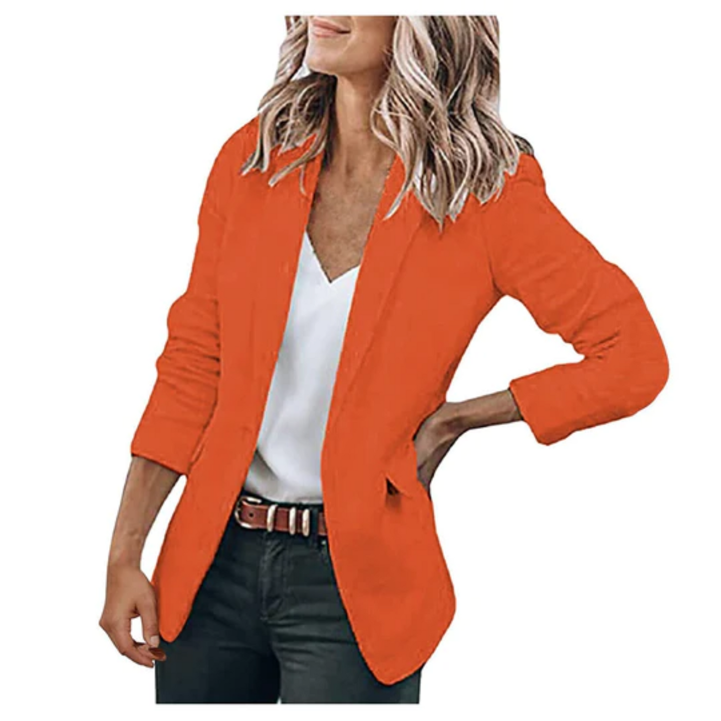 Clara - Blazer entallado de manga larga para mujer