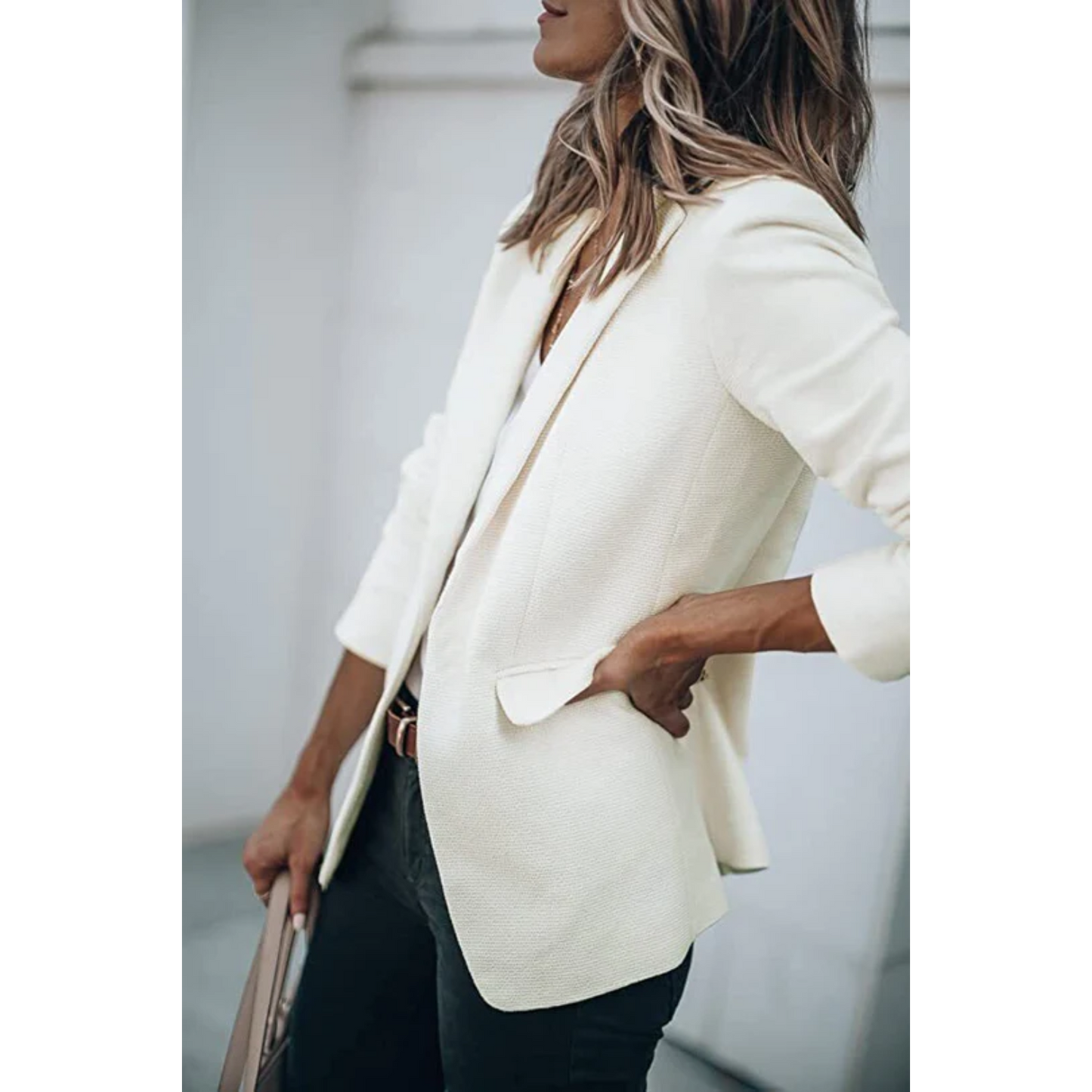 Clara - Blazer entallado de manga larga para mujer