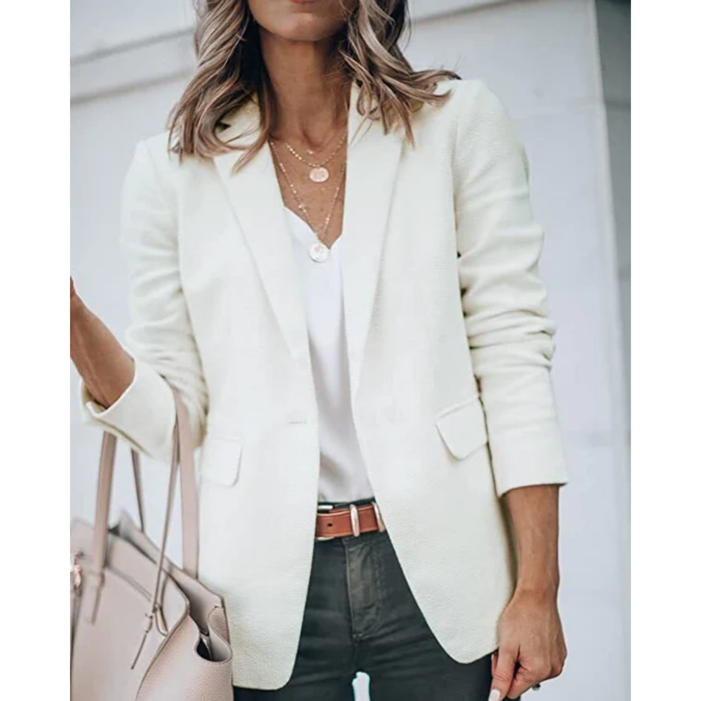 Clara - Blazer entallado de manga larga para mujer