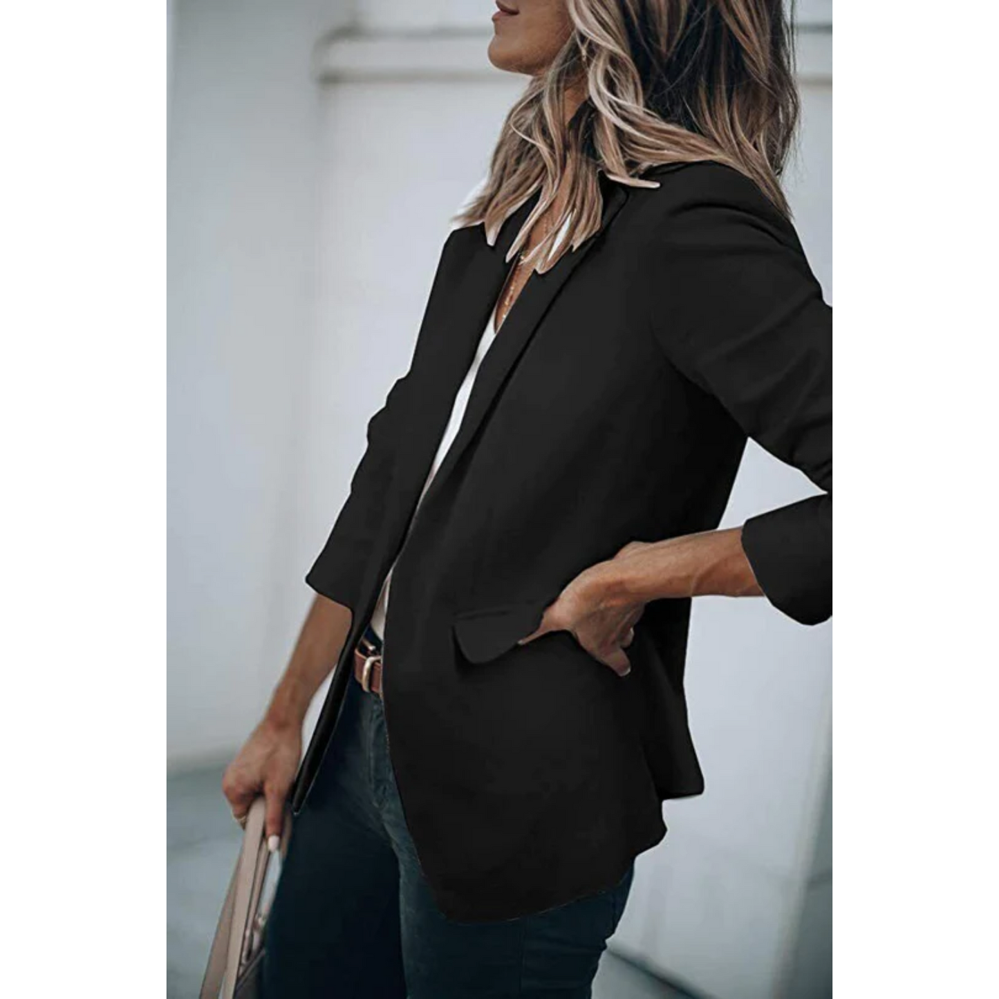 Clara - Blazer entallado de manga larga para mujer