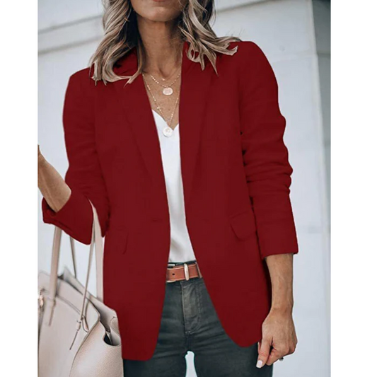 Clara - Blazer entallado de manga larga para mujer