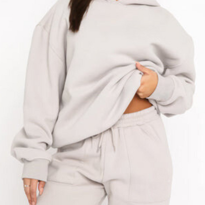 Valeria - Conjunto deportivo de mujer con sudadera oversize y pantalón jogger