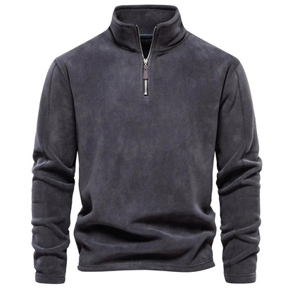 Daniel - Jersey polar con cremallera al cuello hombre
