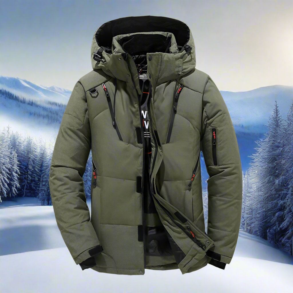 Martín - Chaqueta acolchada impermeable con capucha