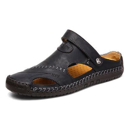 Héctor - Zapatos de hombre de cuero con aberturas