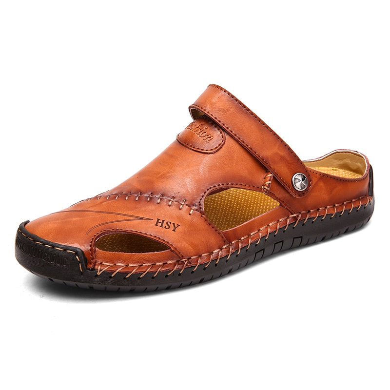 Héctor - Zapatos de hombre de cuero con aberturas