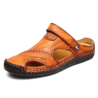 Héctor - Zapatos de hombre de cuero con aberturas