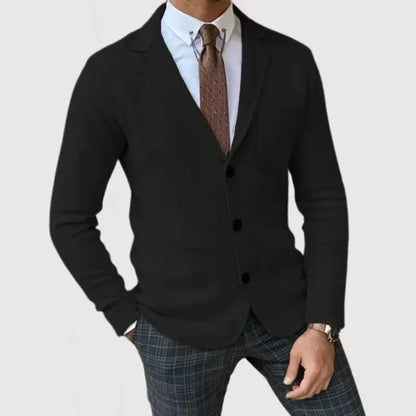 Leon - Suéter para hombre con media cremallera