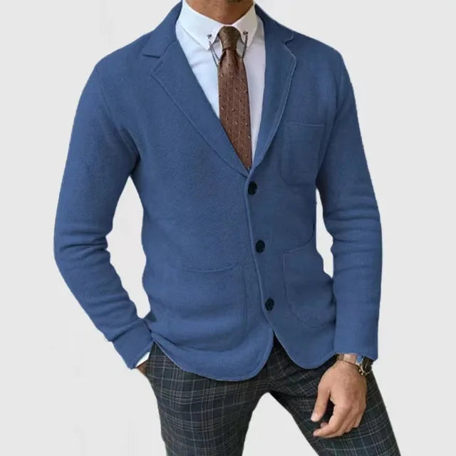 Leon - Suéter para hombre con media cremallera