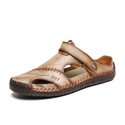 Héctor - Zapatos de hombre de cuero con aberturas