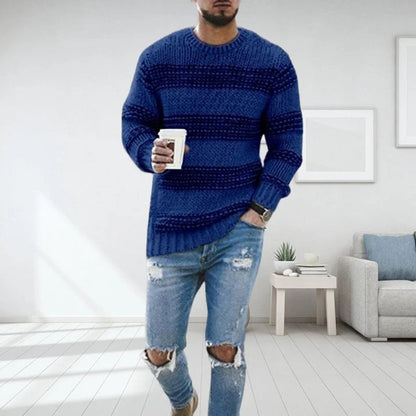 Alejandro - Jersey de punto con diseño a rayas para hombre