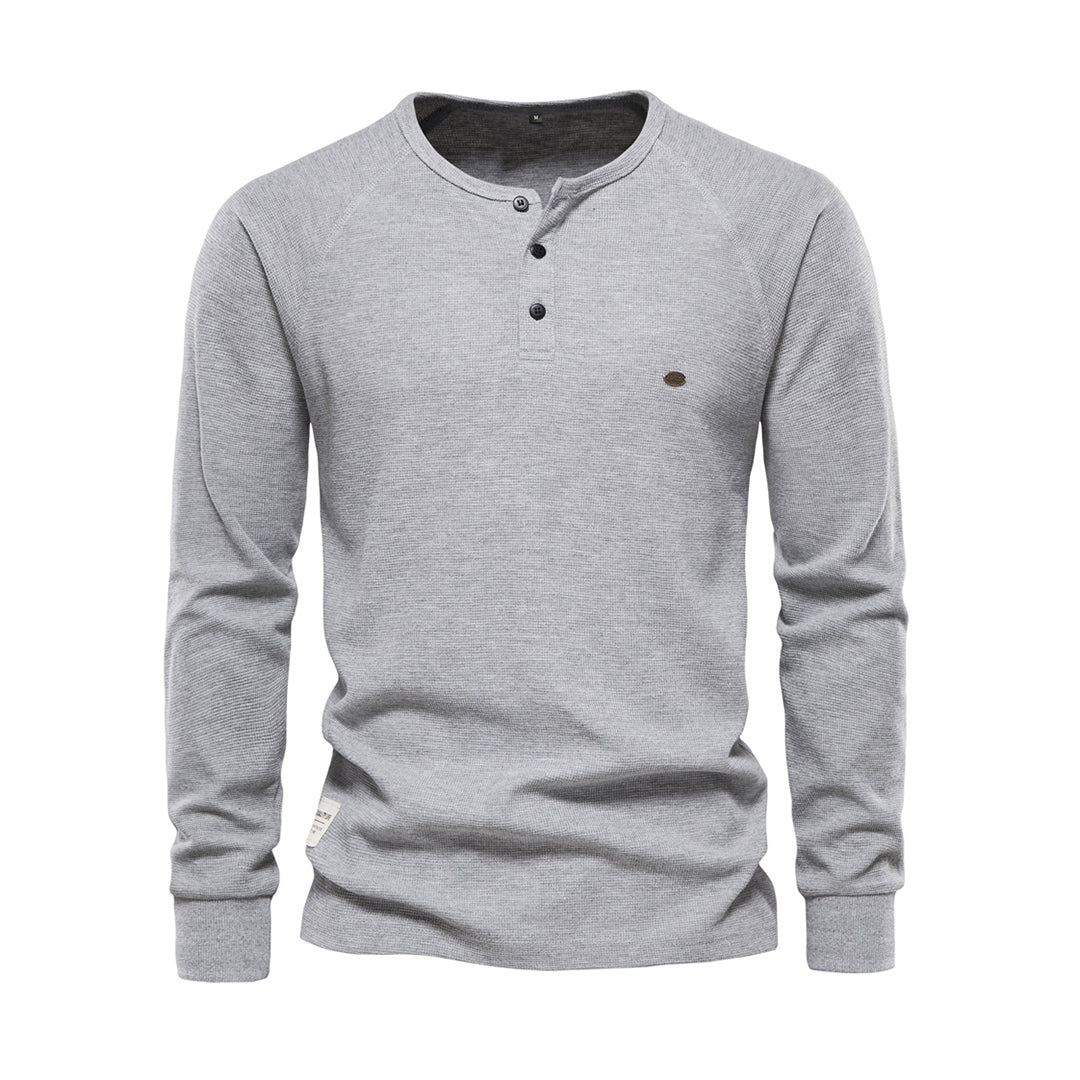 Diego - Camiseta henley para hombre