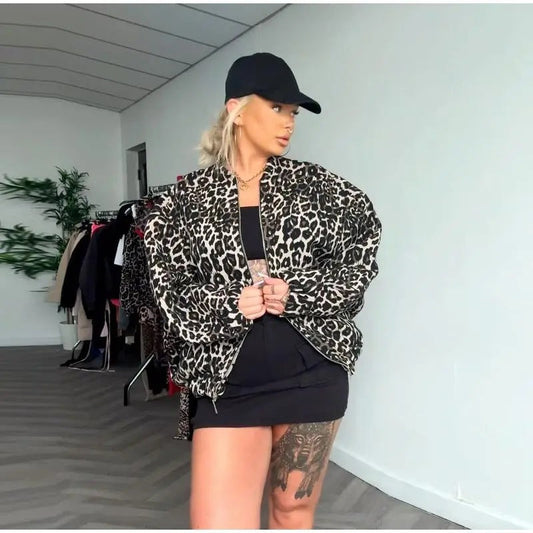 Gabriela - Chaqueta animal print mujer