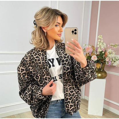 Gabriela - Chaqueta animal print mujer