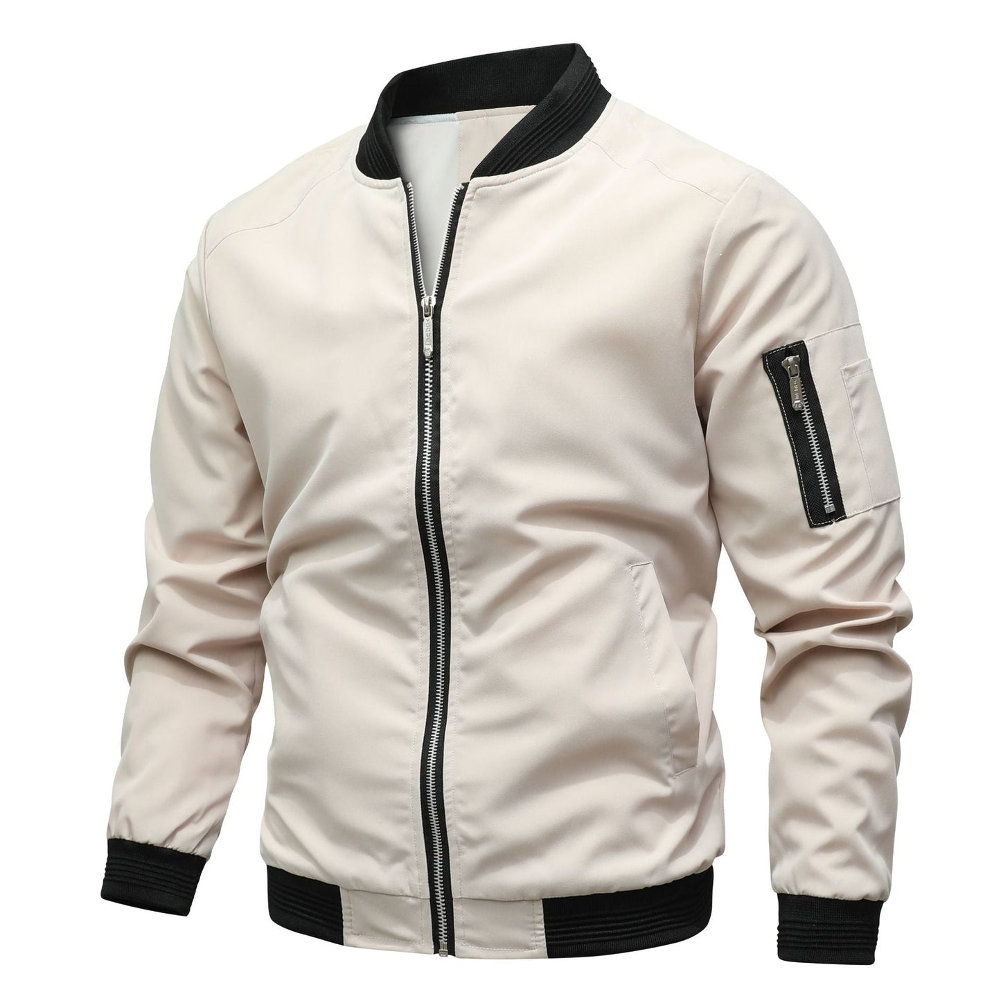 Leonardo - Chaqueta bomber satinada para hombre