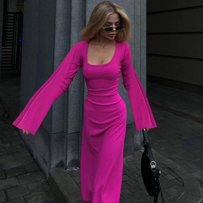 Luciana - Vestido largo elegante mujer
