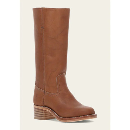 Valeria - Botas altas de cuero con tacón bajo mujer