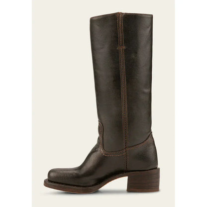 Valeria - Botas altas de cuero con tacón bajo mujer