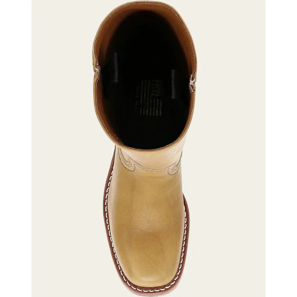 Valeria - Botas altas de cuero con tacón bajo mujer