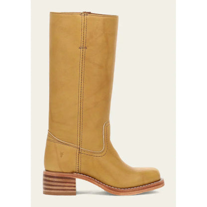 Valeria - Botas altas de cuero con tacón bajo mujer