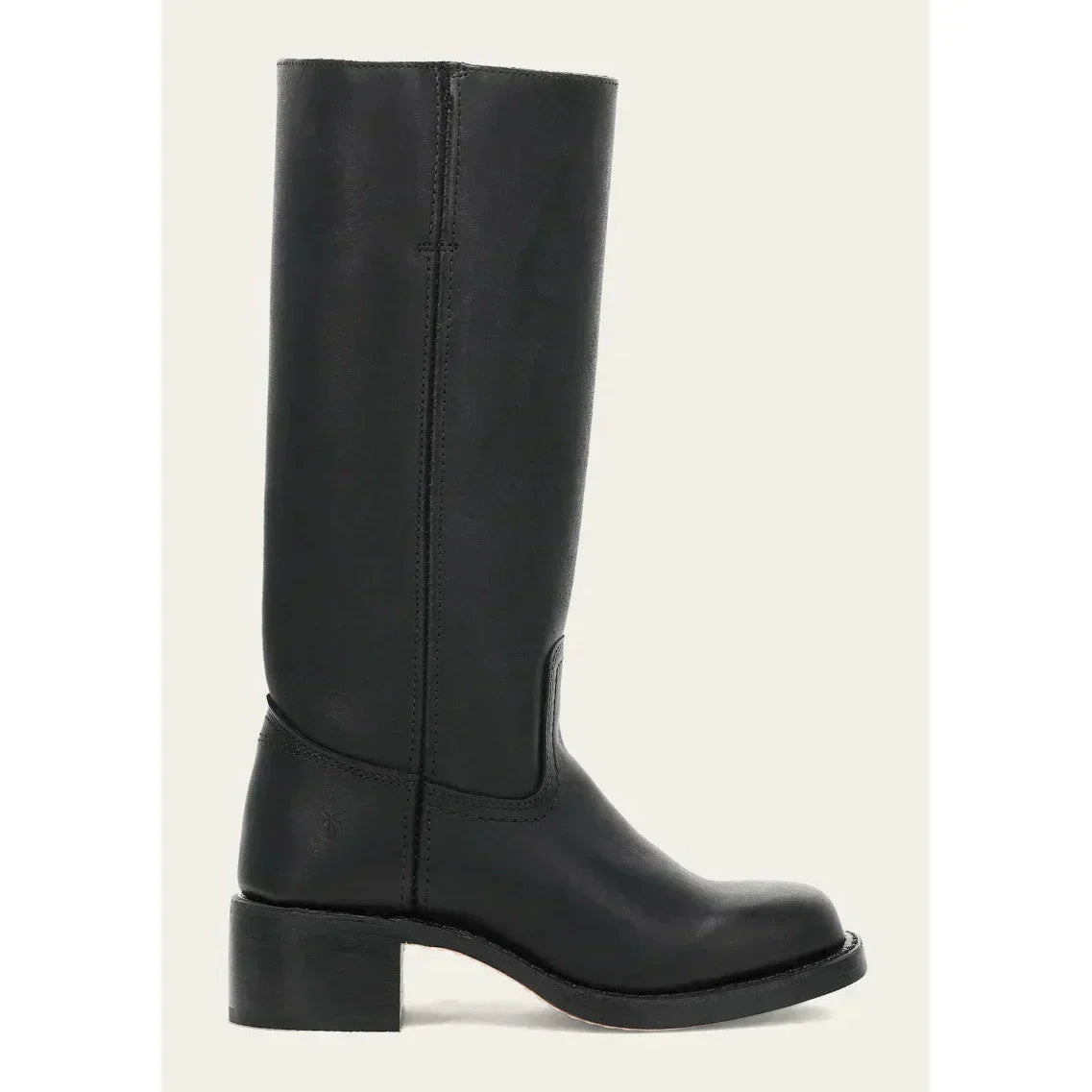 Valeria - Botas altas de cuero con tacón bajo mujer
