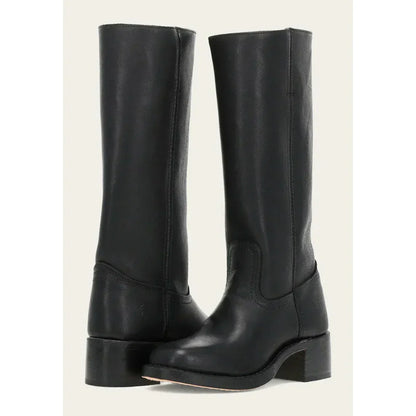 Valeria - Botas altas de cuero con tacón bajo mujer