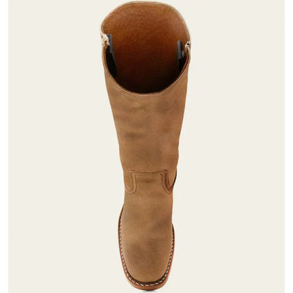 Valeria - Botas altas de cuero con tacón bajo mujer
