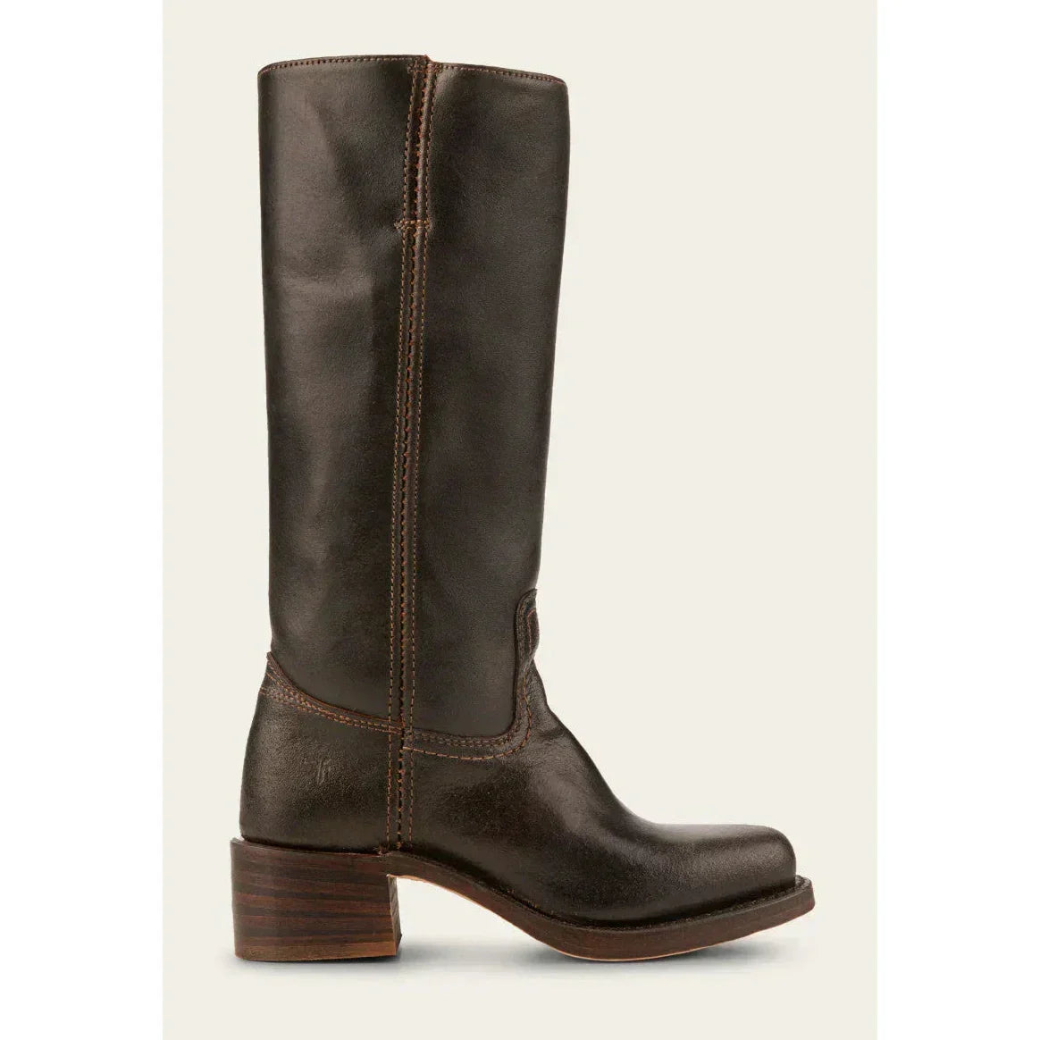 Valeria - Botas altas de cuero con tacón bajo mujer
